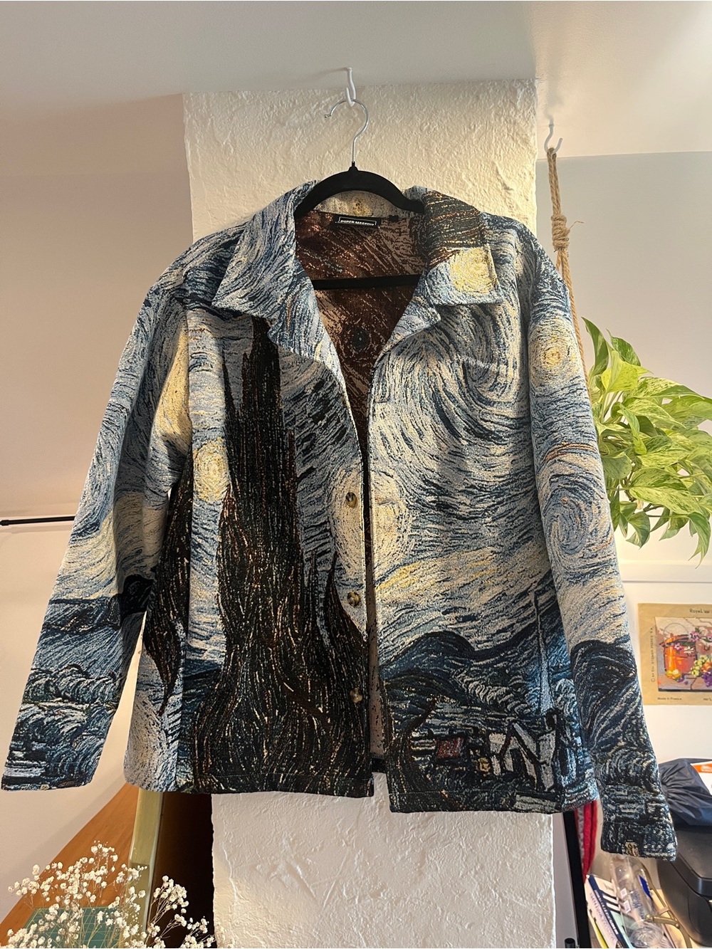 Super Massive Van Gogh Starry Night Jacket Small